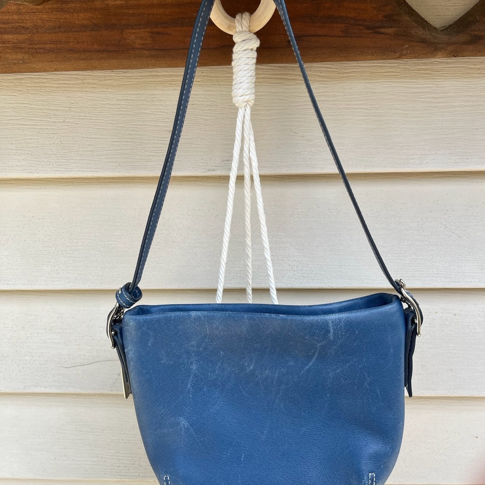 Coach rare ultra mini vintage blue tote